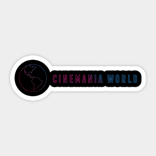 NEW Cinemania World Team Logo Sticker